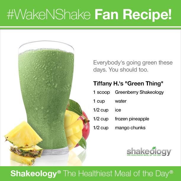 greenberry shakeology recipe